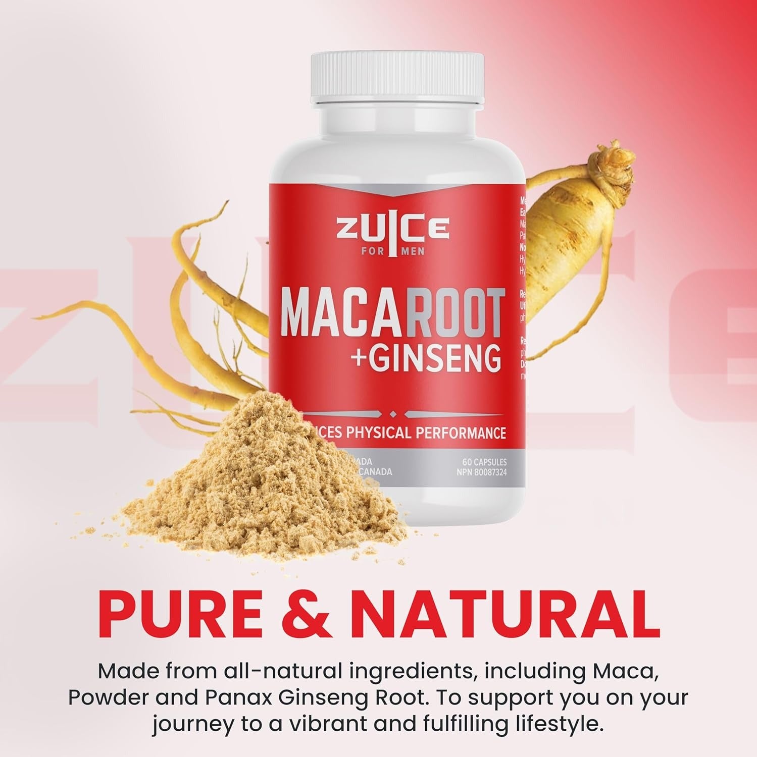 ZUICE Maca Root + Ginseng